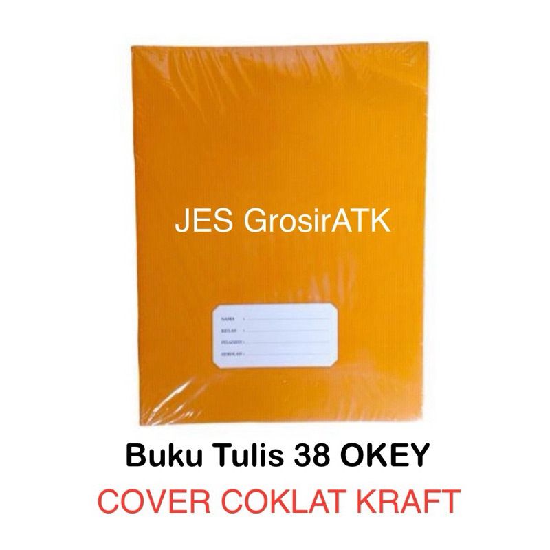 

Ay00! Buku Tulis Sidu Sampul Coklat Kraft Isi 40, 60 Lembar (Buku Pendek)