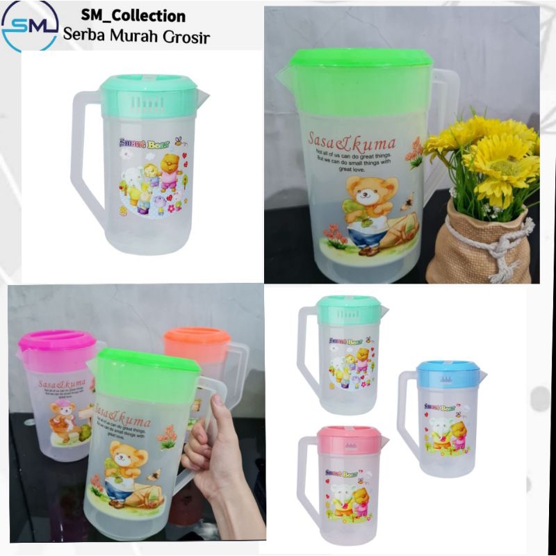 Eskan teko air plastik waterjug pitcher/eskan mercury