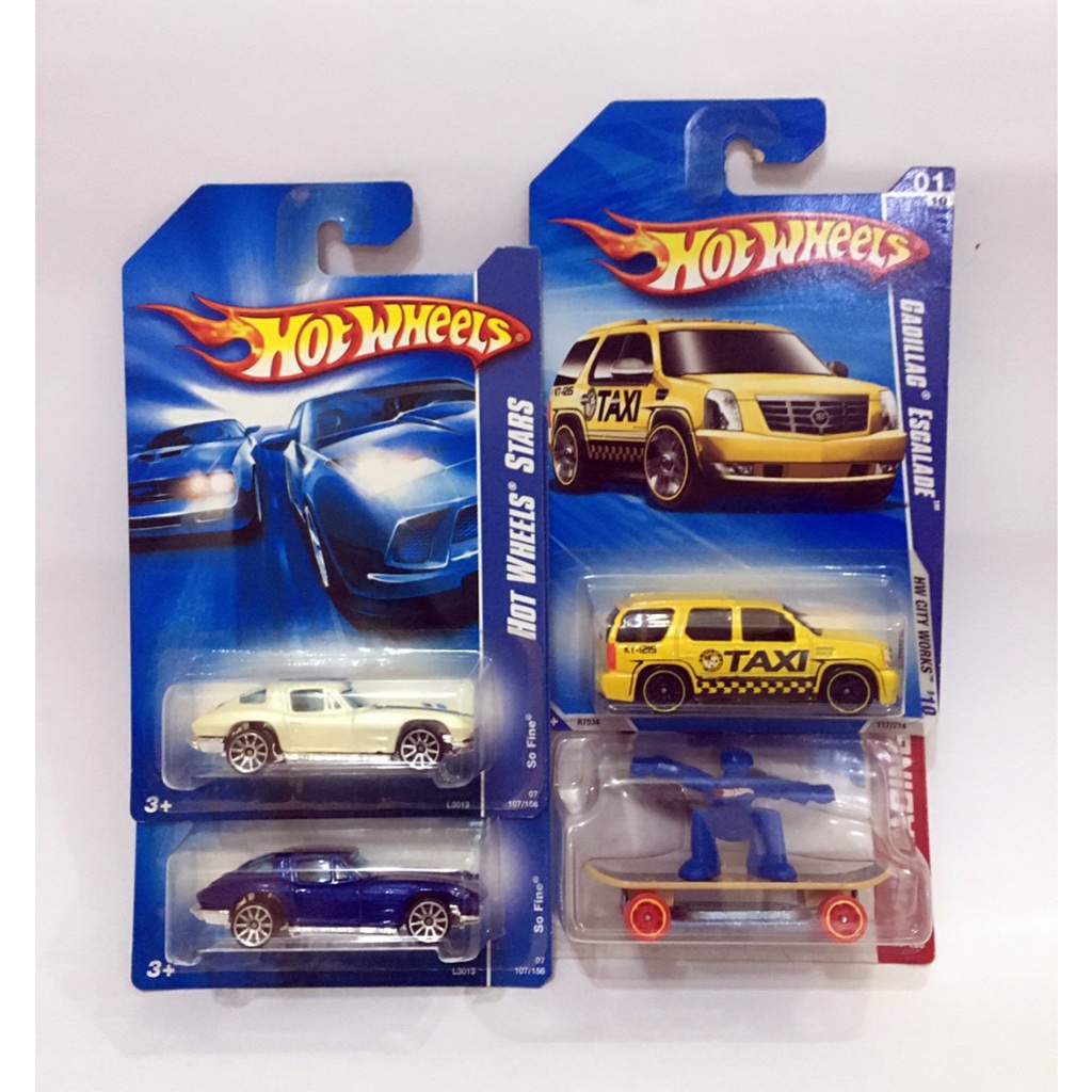 Hot Wheels Koleksi Jadul  Cadillac Escalade Taxi, Skate Punk, So Fine
