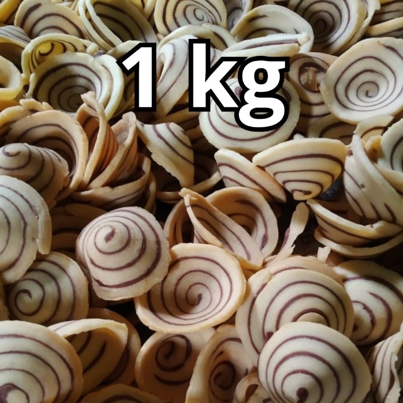 

1KG Cemilan kuping gajah gurih - makanan homemade READY STOCK