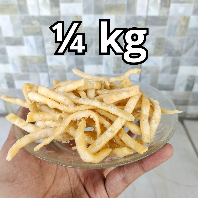 

¼ kg READY STOCK Cemilan stick bawang homemade