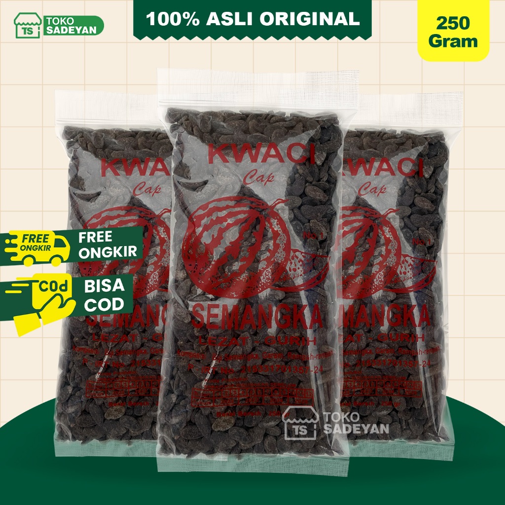 

Kuaci Cap Semangka 250 Gram Oleh Oleh Rembang