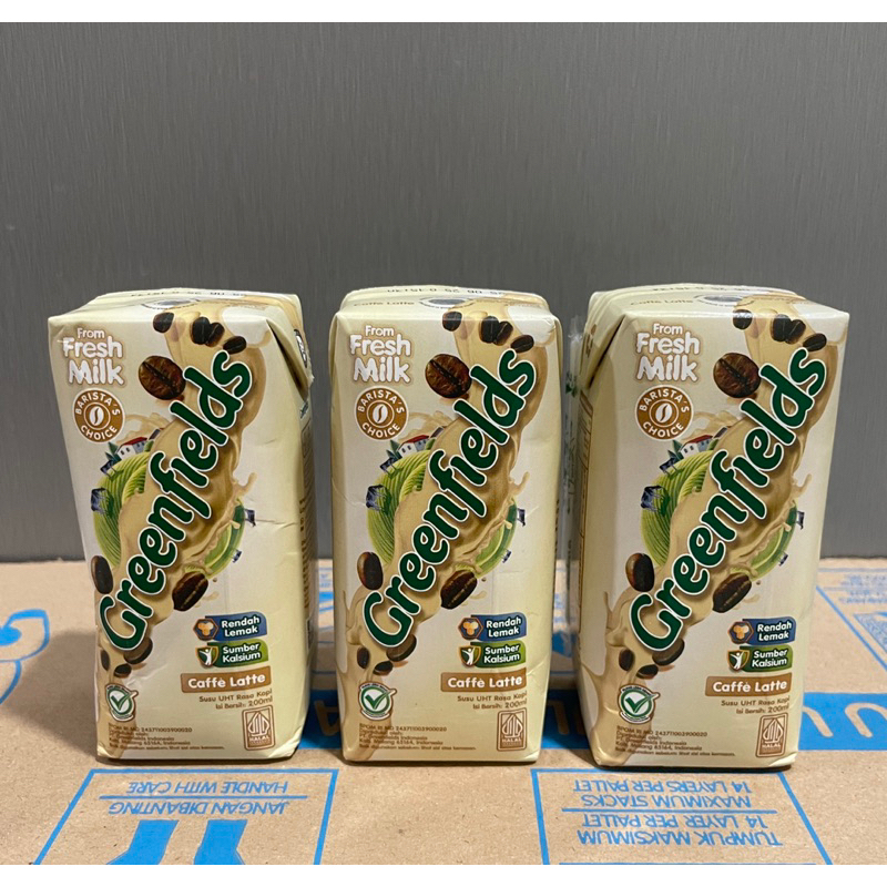 

RB SUSU GREENFIELDS UHT CAFFE LATTE 200 ML FANTASIA DENGAN PAKING AMAN