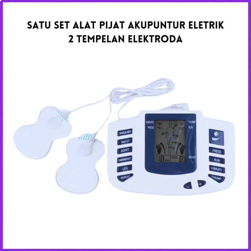 COD Satu set Alat Akupuntur pijat Elektrik / alat akupuntur elektrik terapi full set listrik kaki ta