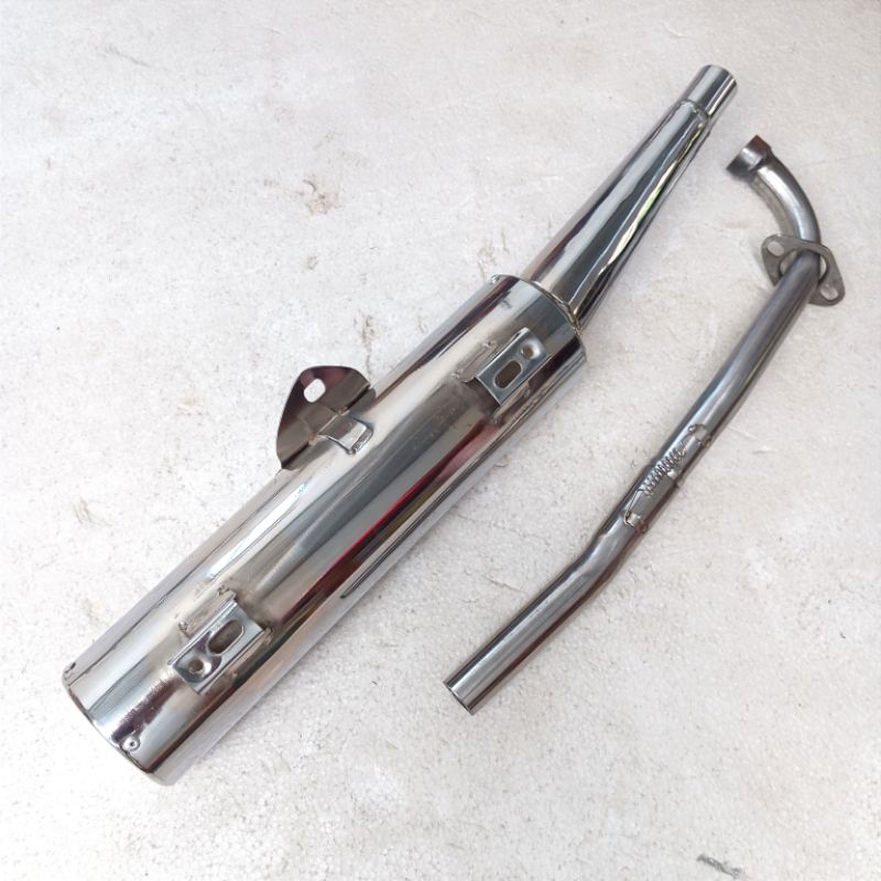 Knalpot tsukigi JUPITER, VEGA suara adem ngebas