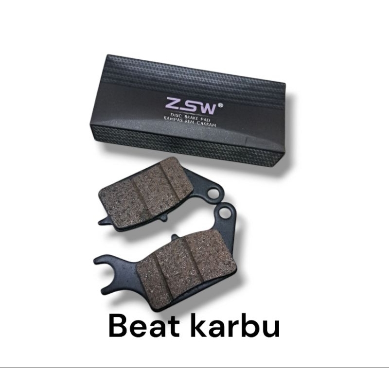 kampas rem depan beat karbu cakram zsw