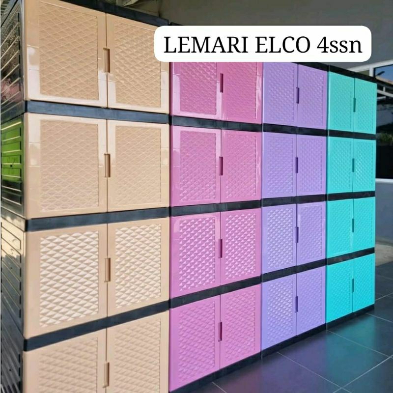 Lemari plastik 4 SUSUN