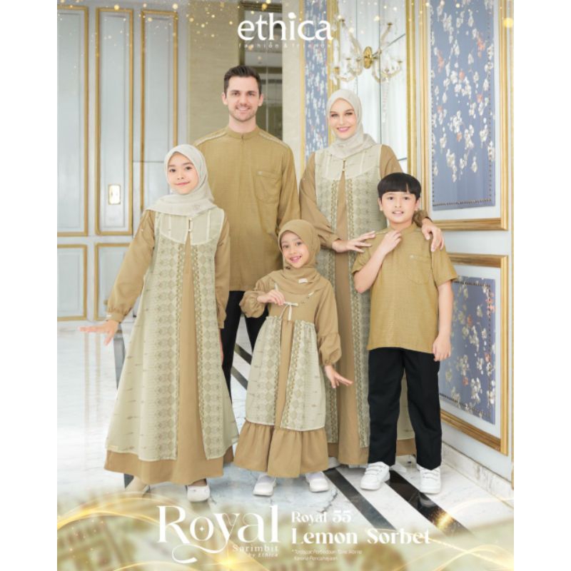 Sarimbit Ethica Terbaru 2025 Royal 55 Lemon Sorbet Kagumi 342 Kahfi 358 Kagumi Kids 184 Kahfi Kids 2