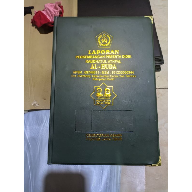 

Sampul ijazah & raport bahan ASE timbul