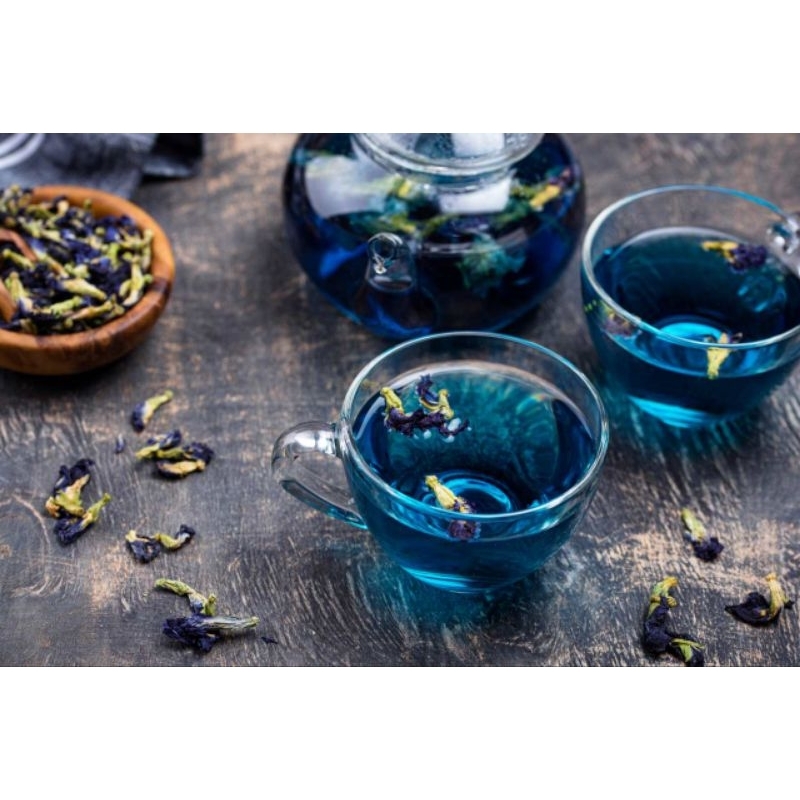 

Teh Bunga Telang Kering Dari Kebun Sendiri Grade A (Butterfly pea)