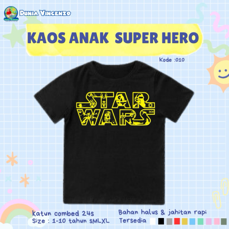 kaos anak star wars kaos dewasa star wars kaos oversize star wars
