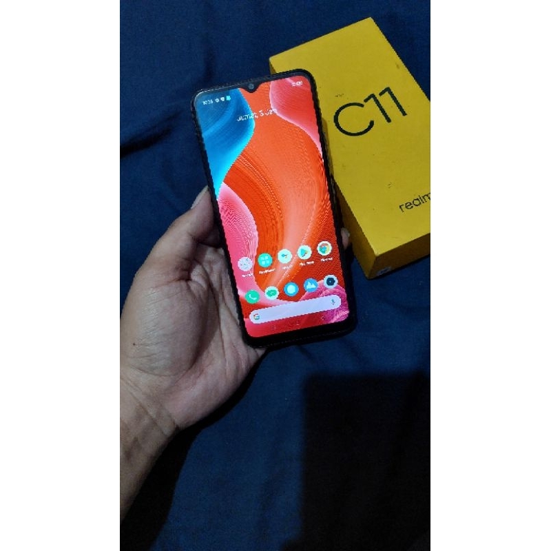 realme c11 bagus fulset lengkap normal garansi resmi murah bagus nett 32gb hp bekas normal