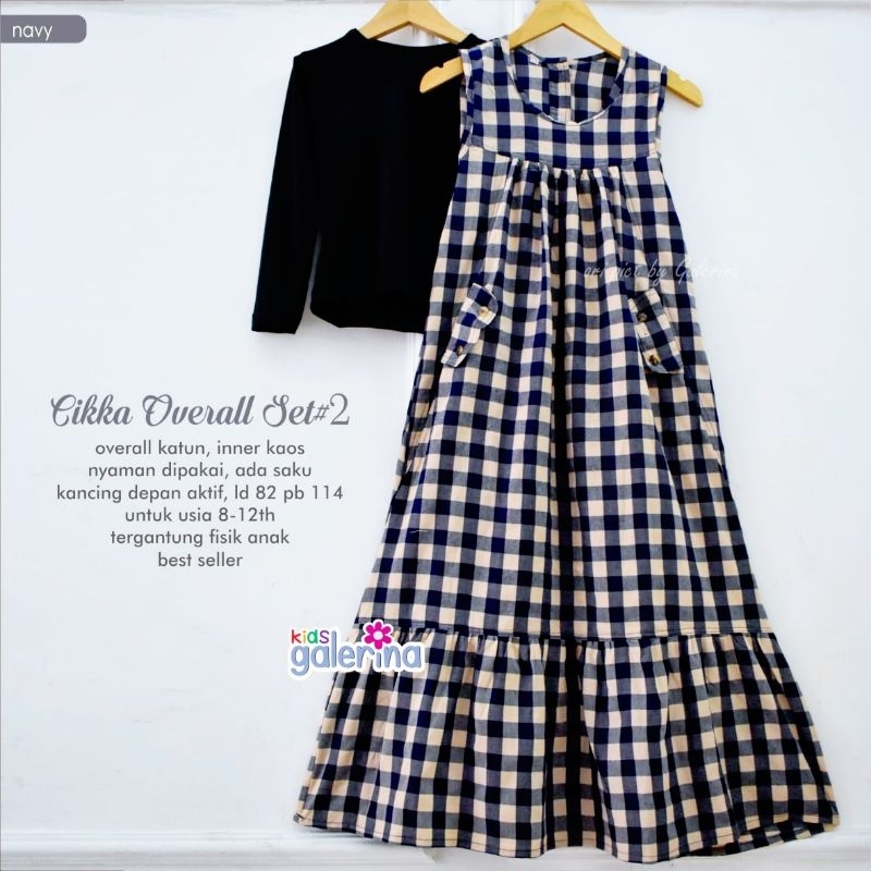 Dress Anak Perempuan Cikka Overall #2 by Galerina nyaman di pakai