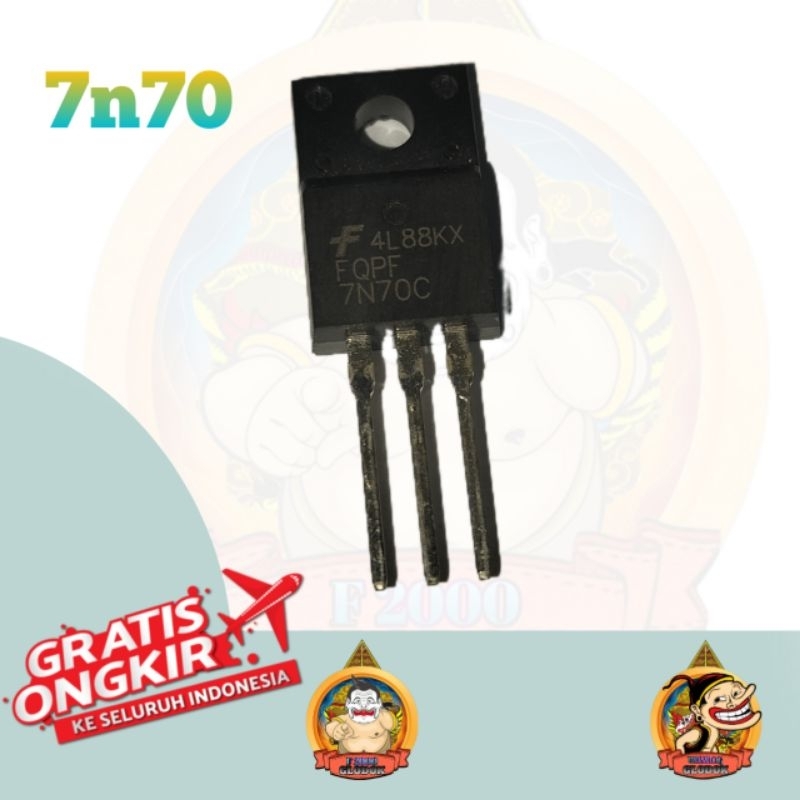 IC TRANSISTOR MOSFET 7N70 Pvc 7N 70
