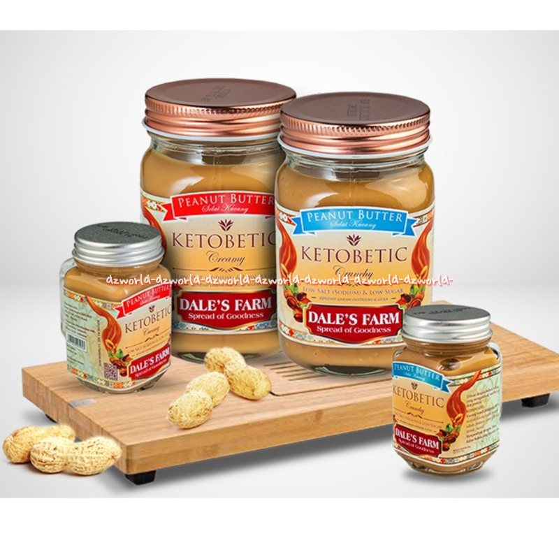 

Ketobetic 250gr Creamy Chunchy Peanut Butter Selai Kacang Low Salt Sodium Low Sugar Dale's Farm Spread Of Goodness Keto Betic Rendah Gula Garam