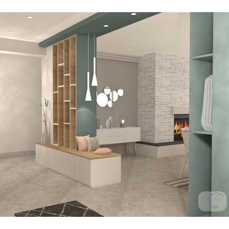 PARTISI RUANGAN 2 MUKA MINIMALIS - DESAIN COSTUM