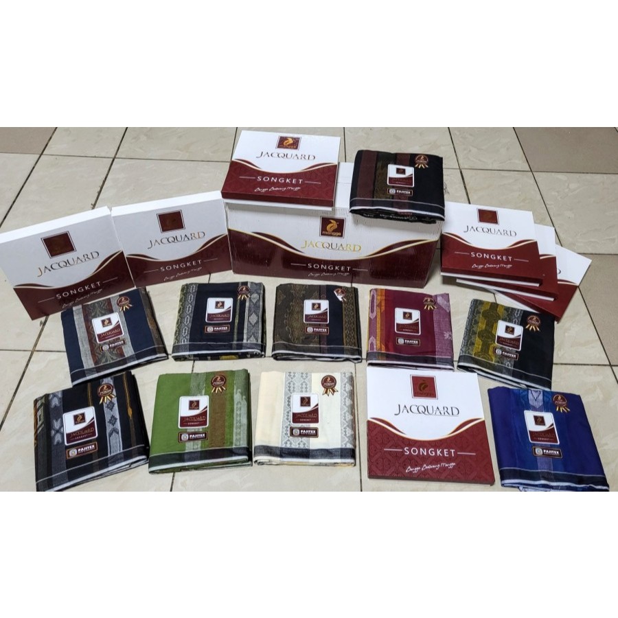 Sarung Mangga jacquard Songket - Sarung Mangga Premium Grosir 10pcs