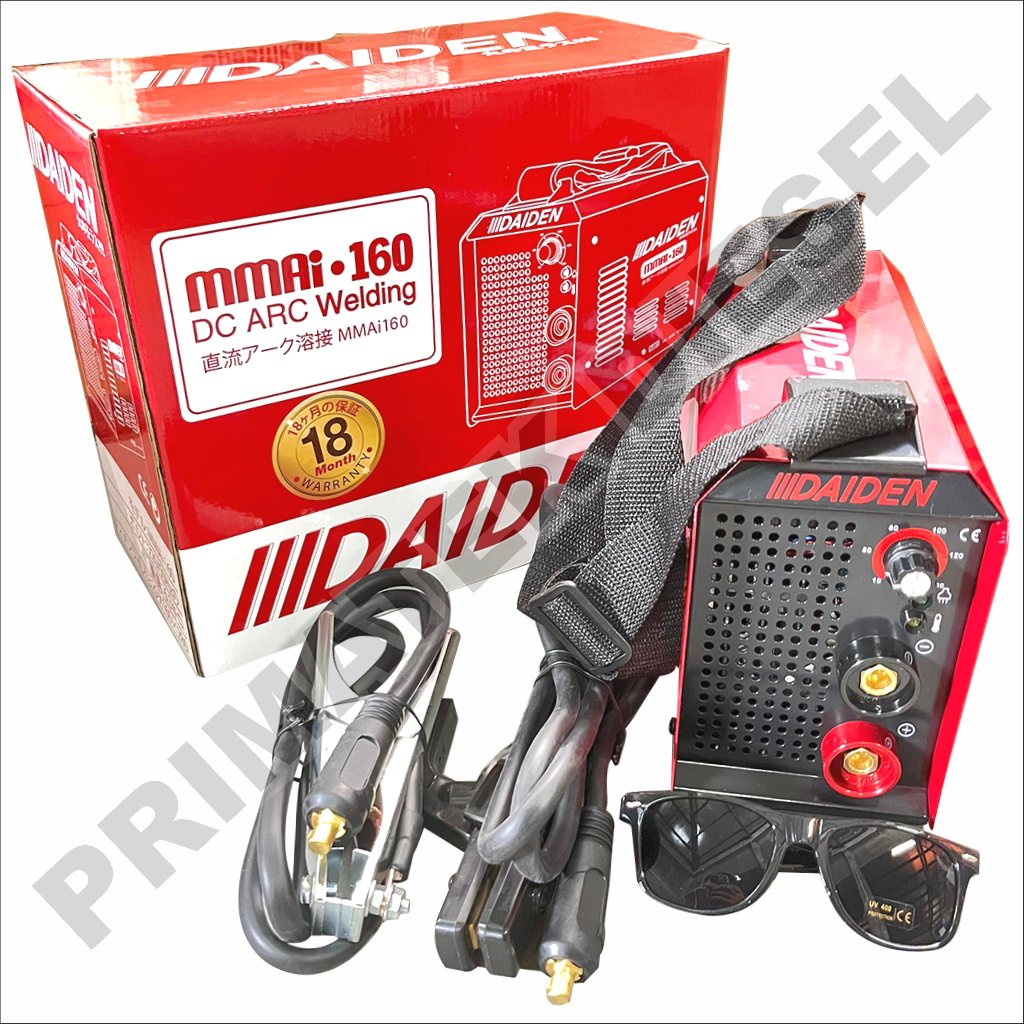 Daiden MMAi 160 - Mesin Las Listrik Daiden 160A / Trafo Las Welding Inverter Daiden MMA 160 A