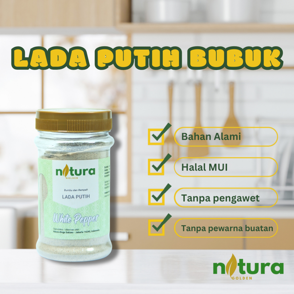 

Natura Golden Lada Putih Bubuk 90 Gr