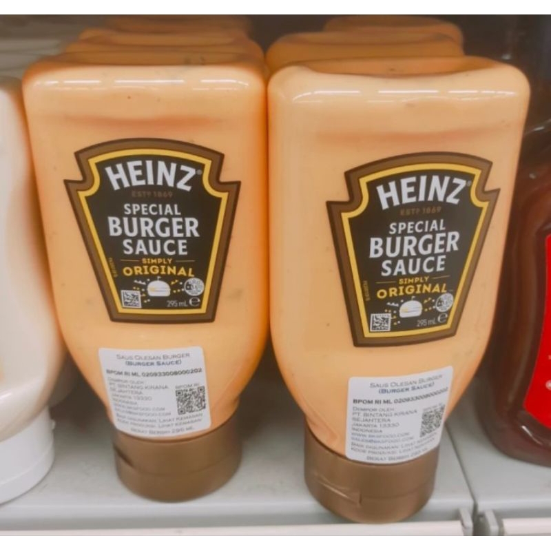 

heinz burger sauce original mayo 295ml