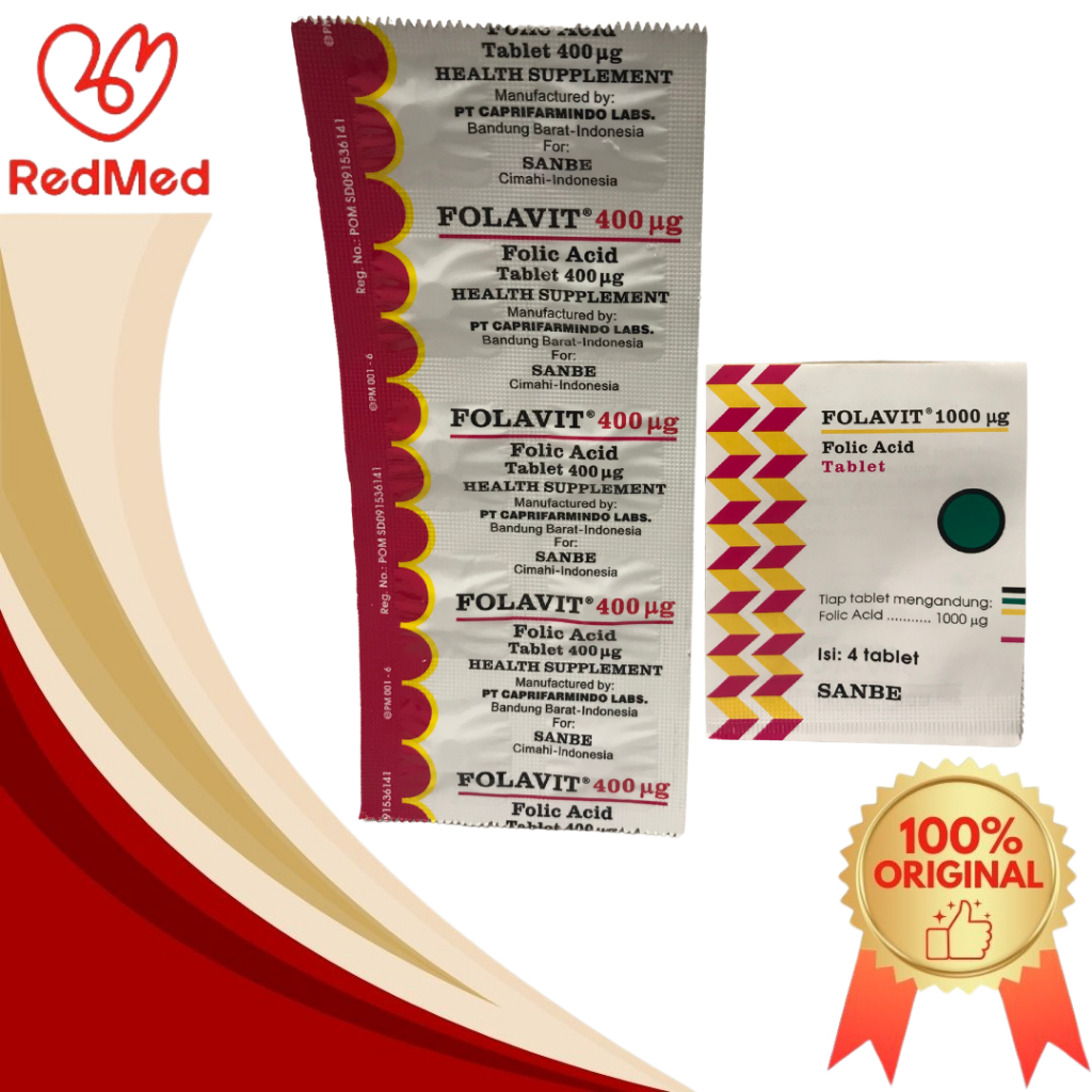 FOLAVIT 400 & 1000 MCG FOLIC ACID