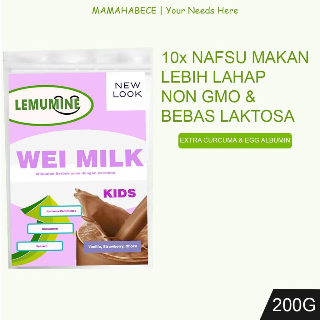 

Vitamin Anak Penambah Nafsu Makan Penambah Nafsu Makan Penggemuk Badan Anak Susu Gemuk Anak Obat Nafsu Makan Anak Lemumine (200G)