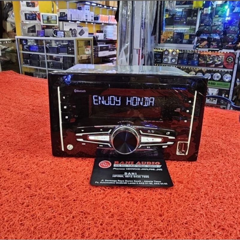 Head Unit JVC KW-X920BTTH Bluetooth USB Aux Radio FM AM ex Honda Brio E 2020-2021