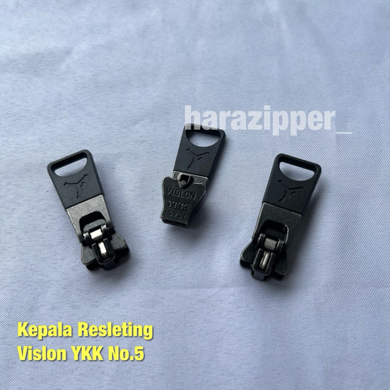 Kepala Resleting Vislon YKK No. 5
