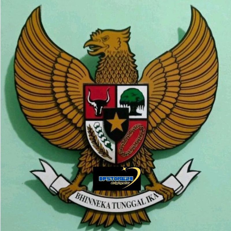 peraga burung garuda pancasila bahan triplek/hiasan dinding garuda pancasila