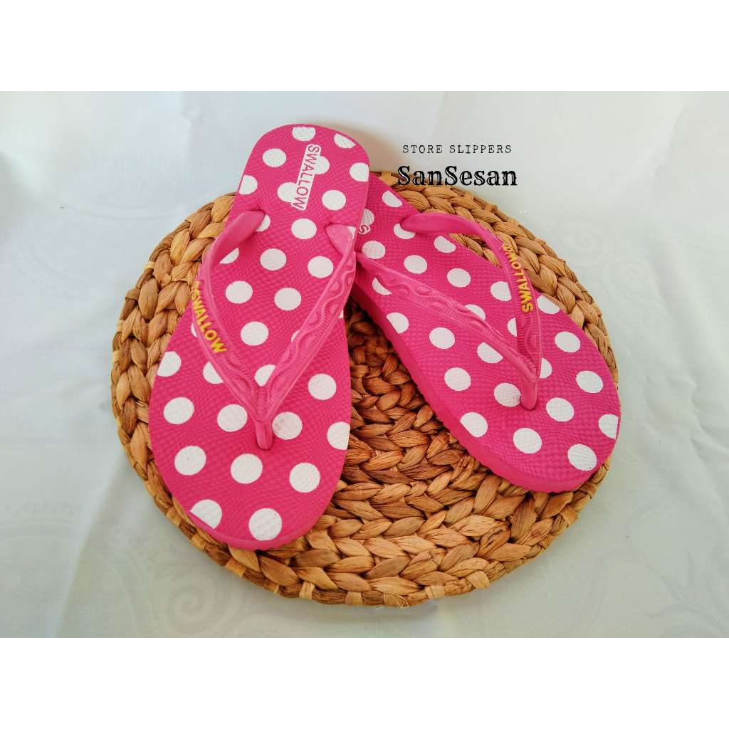 Sandal Jepit Swallow Nice Polkadot Wanita | Sandal Jepit Swallow Wanita Warna