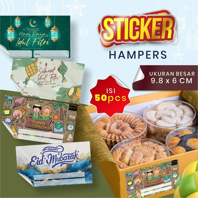 

LABEL STIKER IDUL FITRI | LABEL HAMPERS | LABEL PARCEL | LABEL STIKER ISI 50 | STIKER BOX
