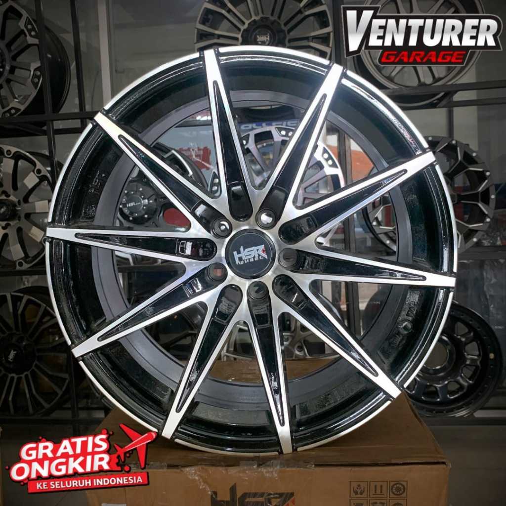 Velg mobil racing r18 serena terios rush pelek r18 hsr wheel surabaya