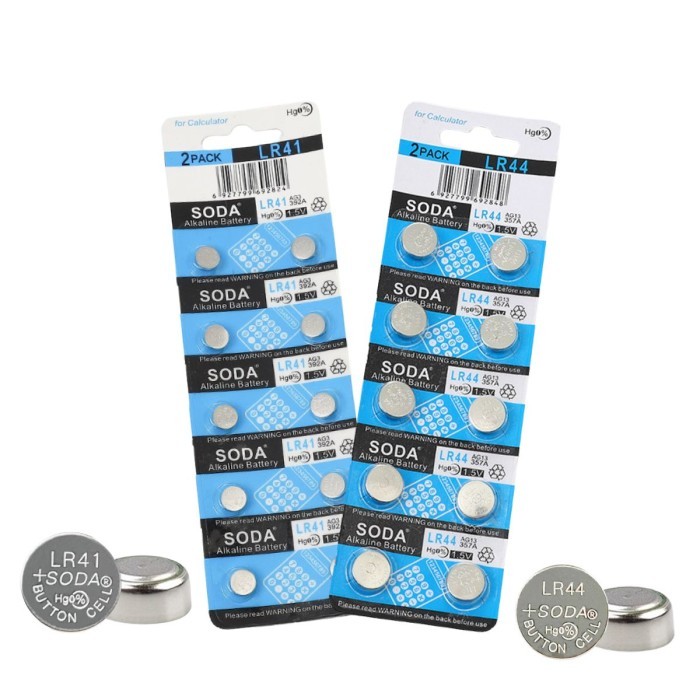 Garansi Baterai Soda Lr44 Isi 1 Pcs Baterai/Batere/Battery Soda Lr44H Isi 1 Pcs