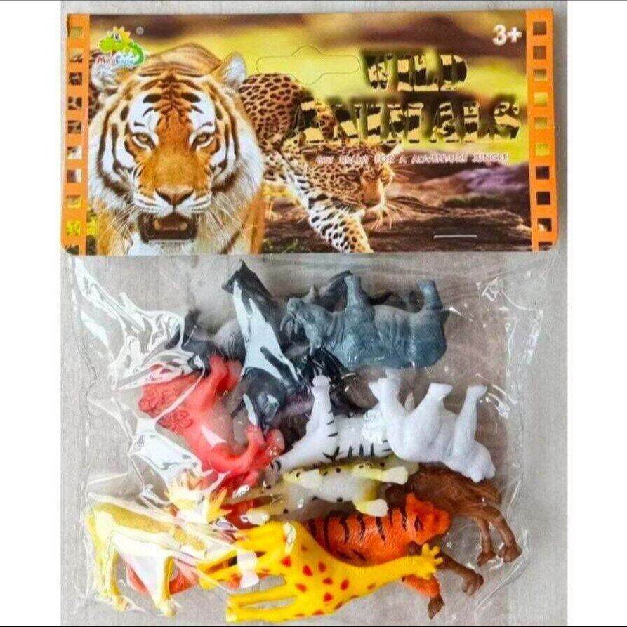 MAINAN ANAK MINIATUR ANIMAL ISI 6 PCS / MAINAN FIGURE ANIMAL KINGDOM