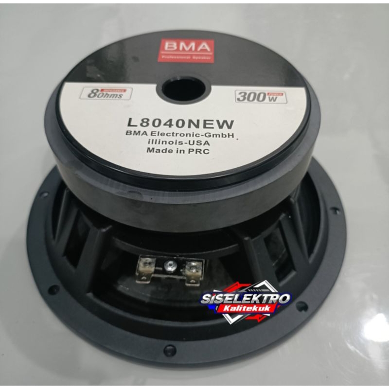 speaker bma 8 inch L8040 bma L8040 BMA L 8040