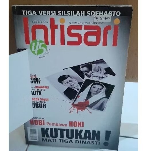 preloved majalah Intisari thn 2008 artikel imlek: JFK dan silsilah keluarga Presiden Soeharto