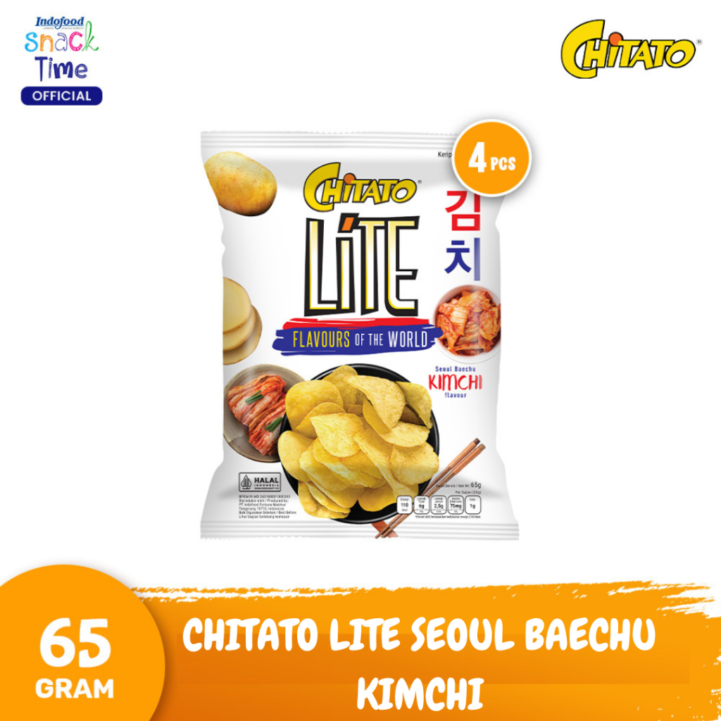 

Chitato Lite Chitato Lite Seoul Baechu Kimchi 65 gr - 4 Pcs