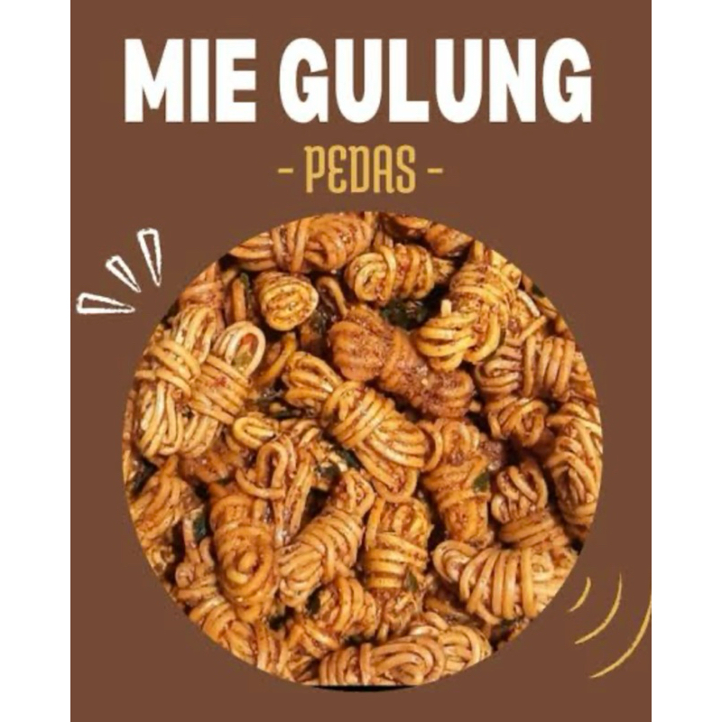 

Mie Gulung Pedas Daun Jeruk 100gram,250gram,500gram/1000gram