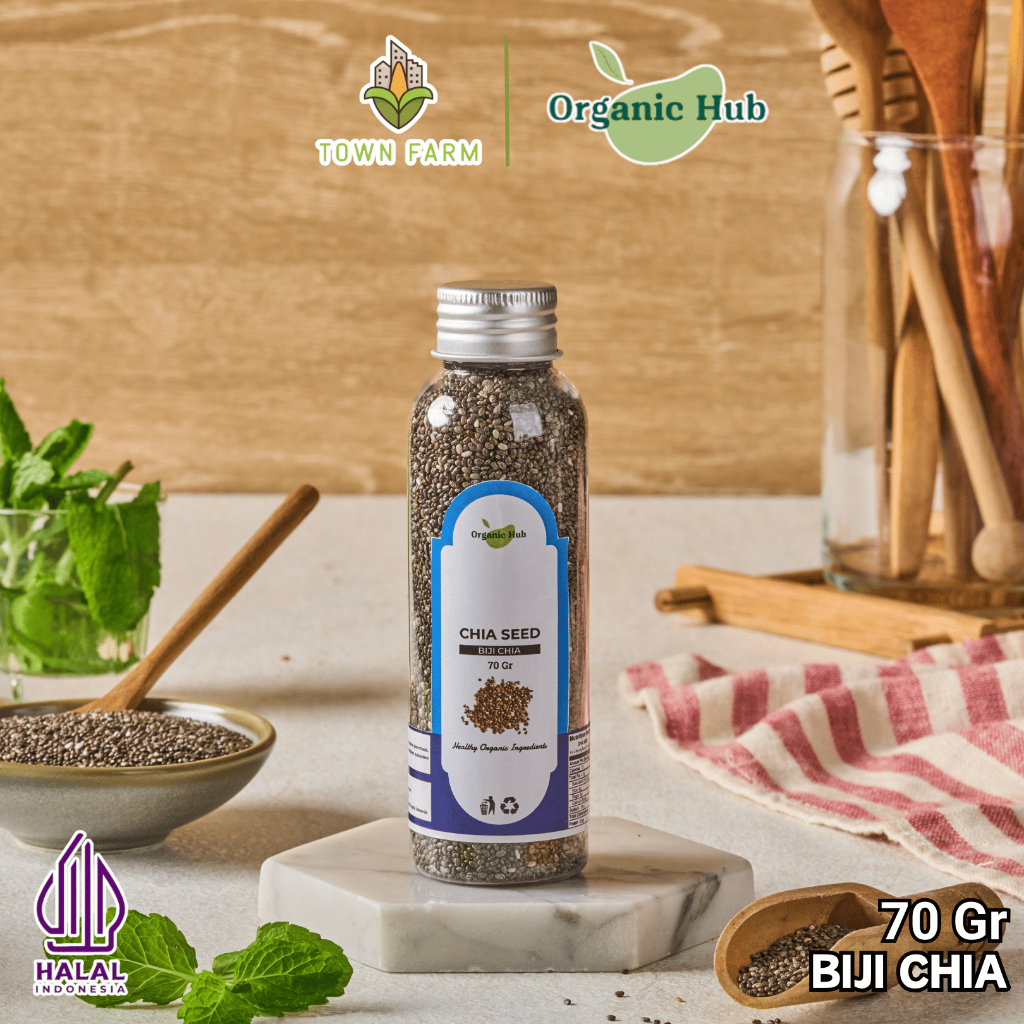 

Organic Hub Chia Seed Black Chiaseed Original Kualitas Premium Untuk Diet 70 gr