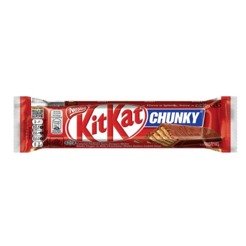 

KitKat Chunky Chocolate 38 gram coklat rasa original