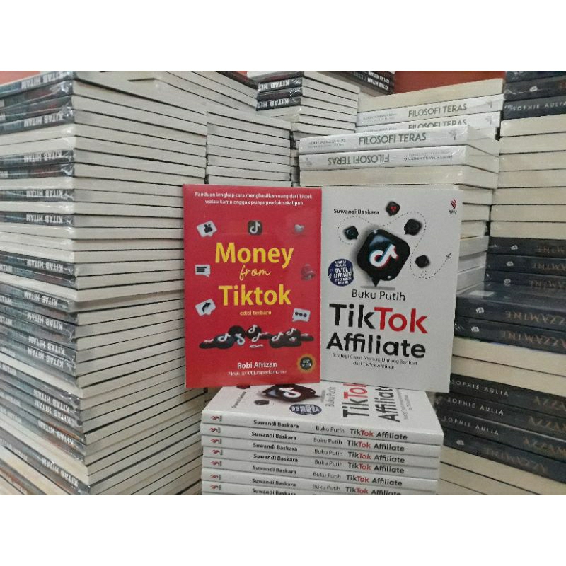 2 Buku Money from Tiktok + BUKU PUTIH TIKTOK AFFILIATE
