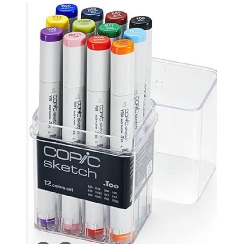 

Copic sketch marker isi 12 colour