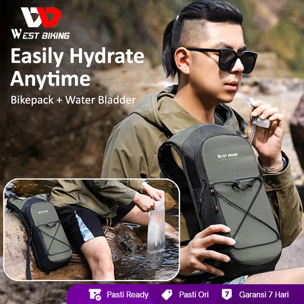 Engage Hydration Bikepack By West Biking Unisex Tas Punggung Sepeda Tas Waterproof Sepeda Bike Bag B