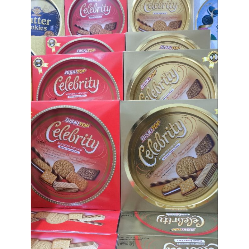 

Biskitop Celebrity Assorted Biskuit Aneka Macam Rasa 700gr