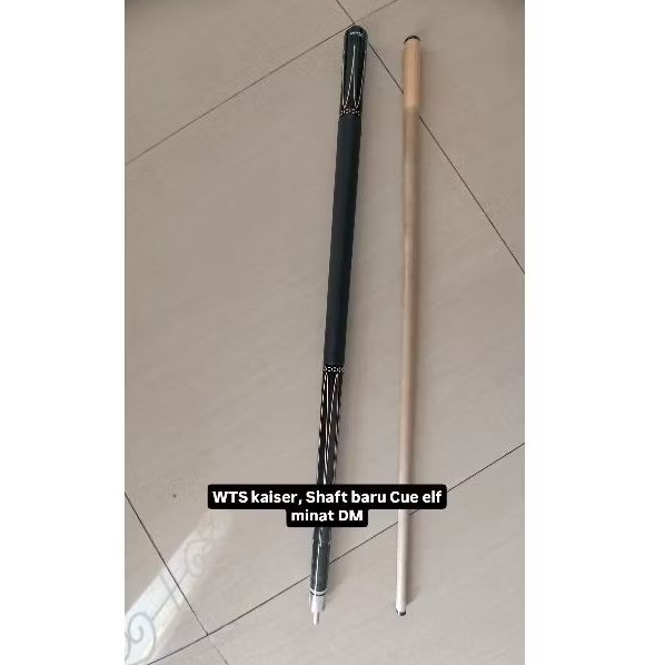 Kaiser Shaft Baru Cue Elf. stik Billiard