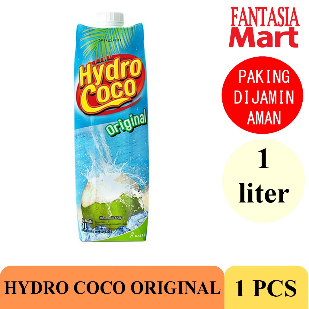 

HYDRO COCO 1000 ML PER 1 PCS FUN CORNER DENGAN PAKING AMAN