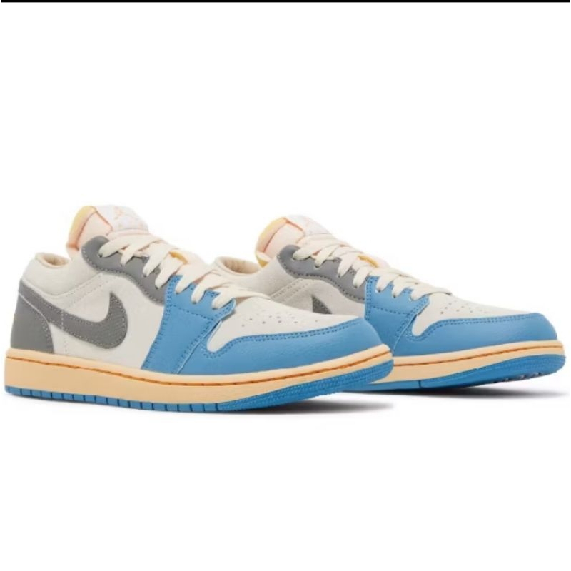 Nike Air Jordan 1 Low SE Tokyo 96 Vintage UNC Grey Authentic ori (BNIB)