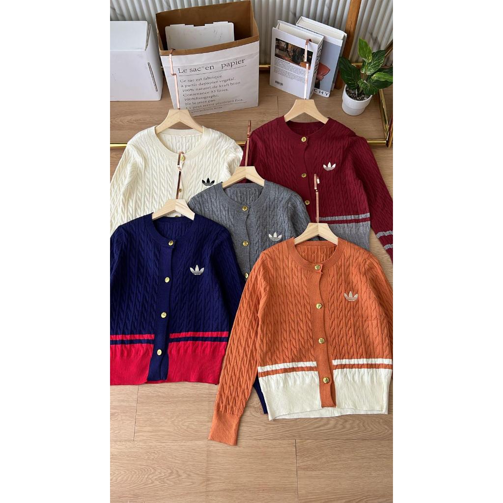 CAVINNAOFFICIAL Cadigan knit adidas ld 110-115