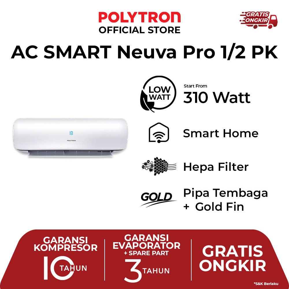 Polytron AC Split PAC 05VZSI - Neuva Pro Series