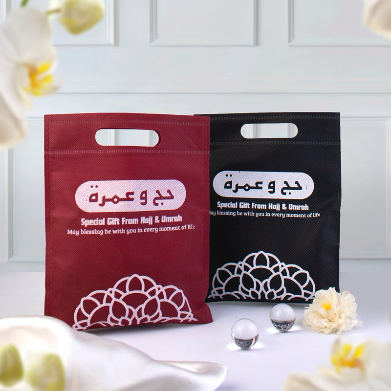 Tas kemasan untuk hadiah souvenir oleh oleh haji dan umroh grosiran murah
